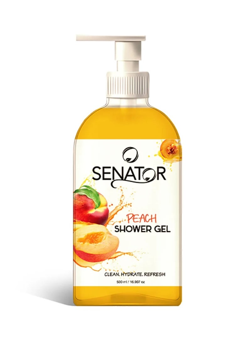 Peach Shower Gel – Clean, Hydrate & Refresh 500ml